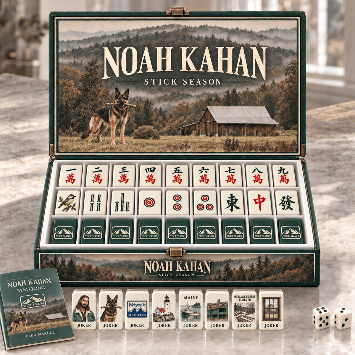 Premium NKH Mahjong Tiles Set TTMH