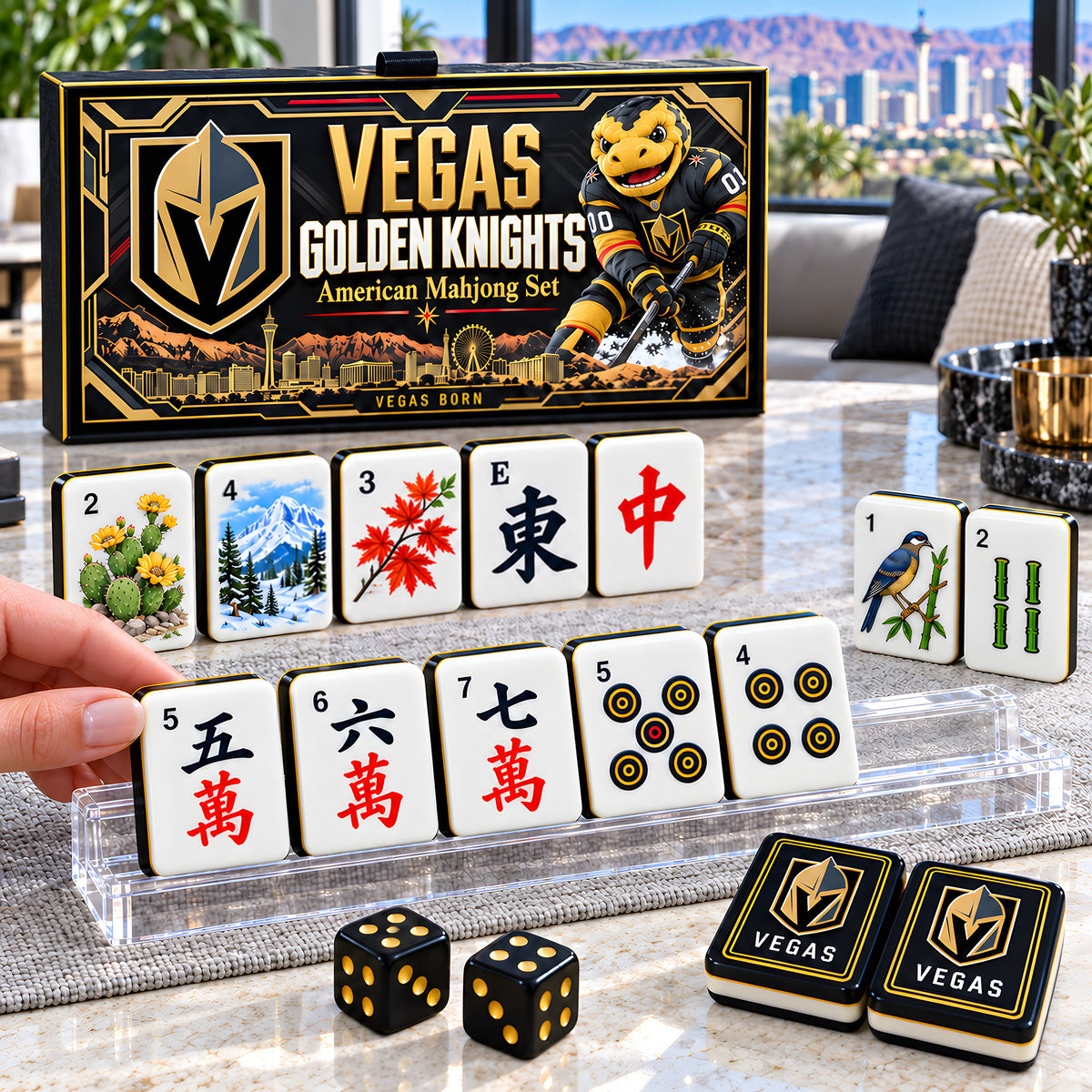 Premium VGK Mahjong Tiles Set PVNA