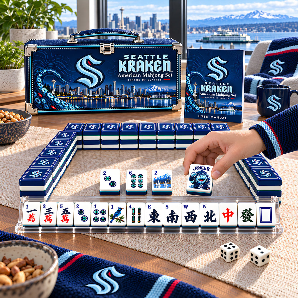 Premium SKK Mahjong Tiles Set PVNA