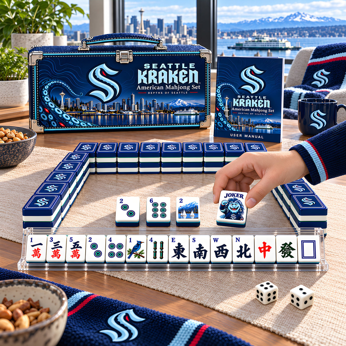 Premium SKK Mahjong Tiles Set PVNA