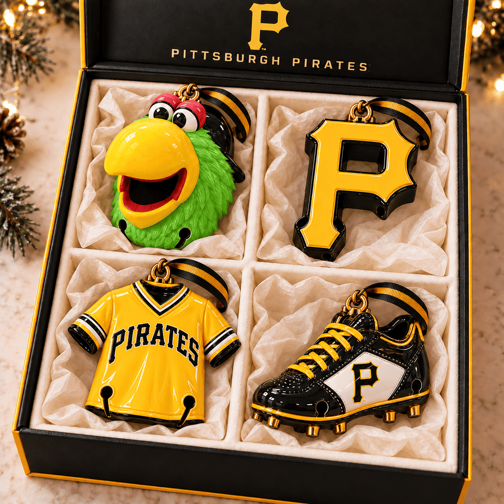 Premium PITTS Christmas Bell Ornament TTMH