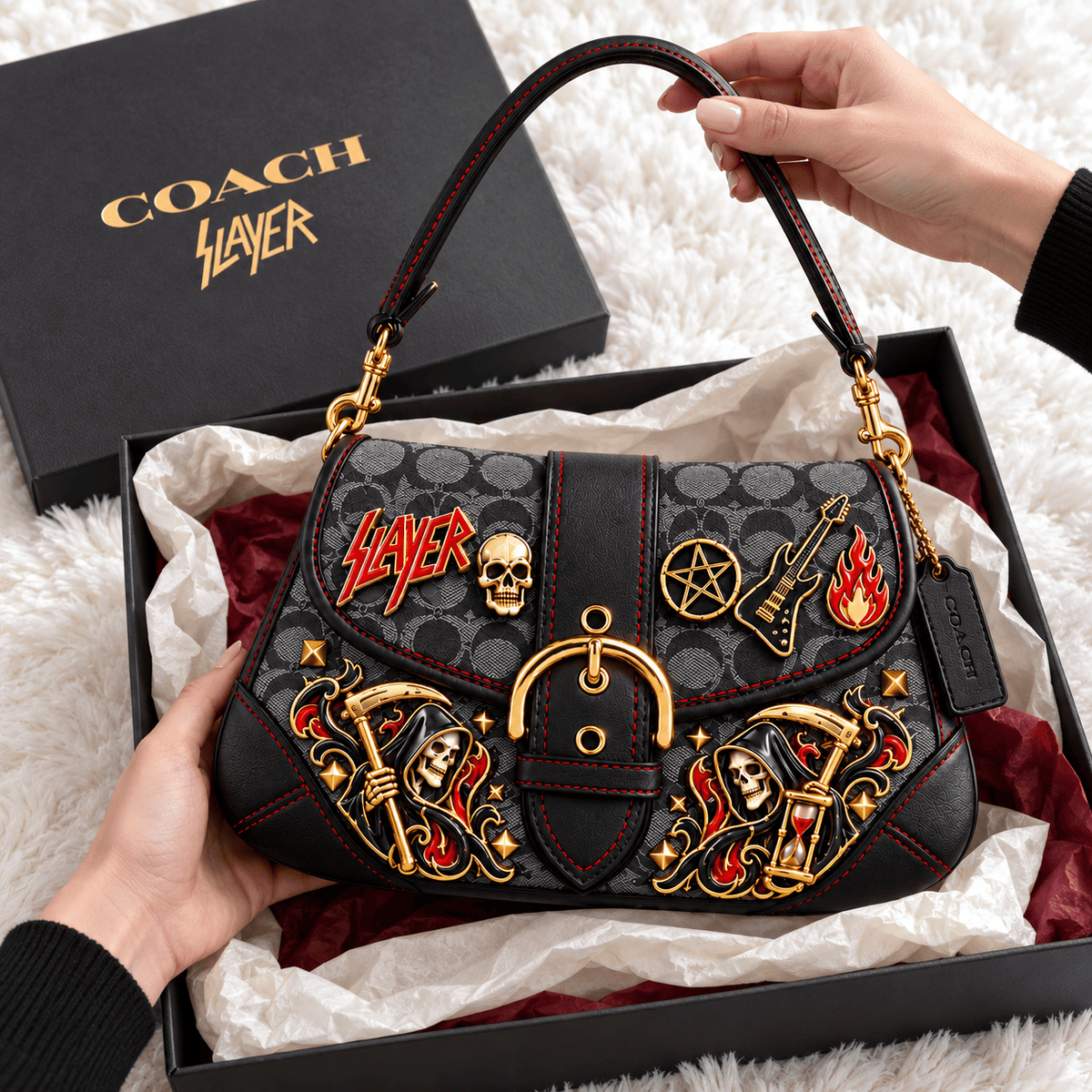 Premium SLER Soho Bag With Charm NPL