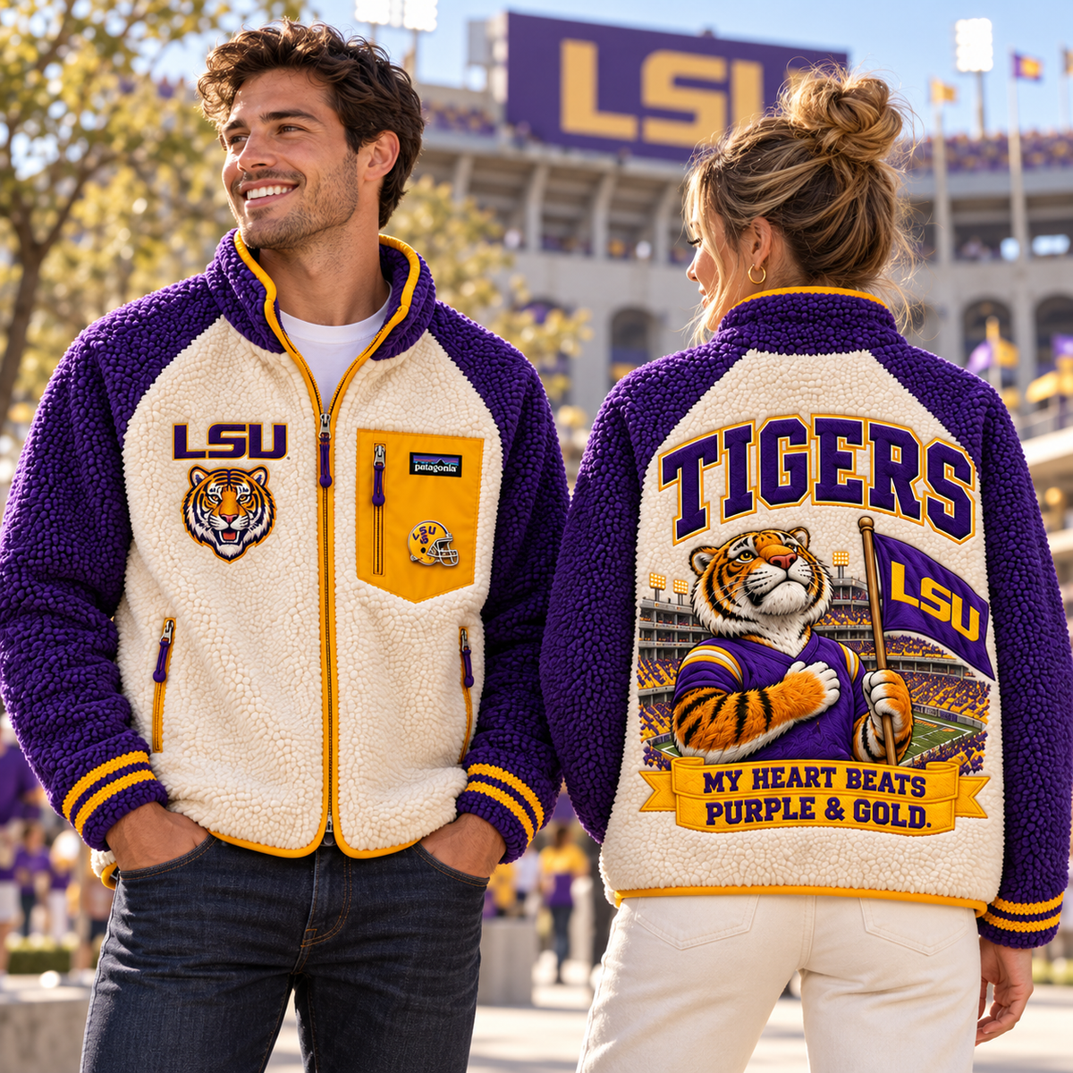 LSU Special Fleece Jacket TTTT