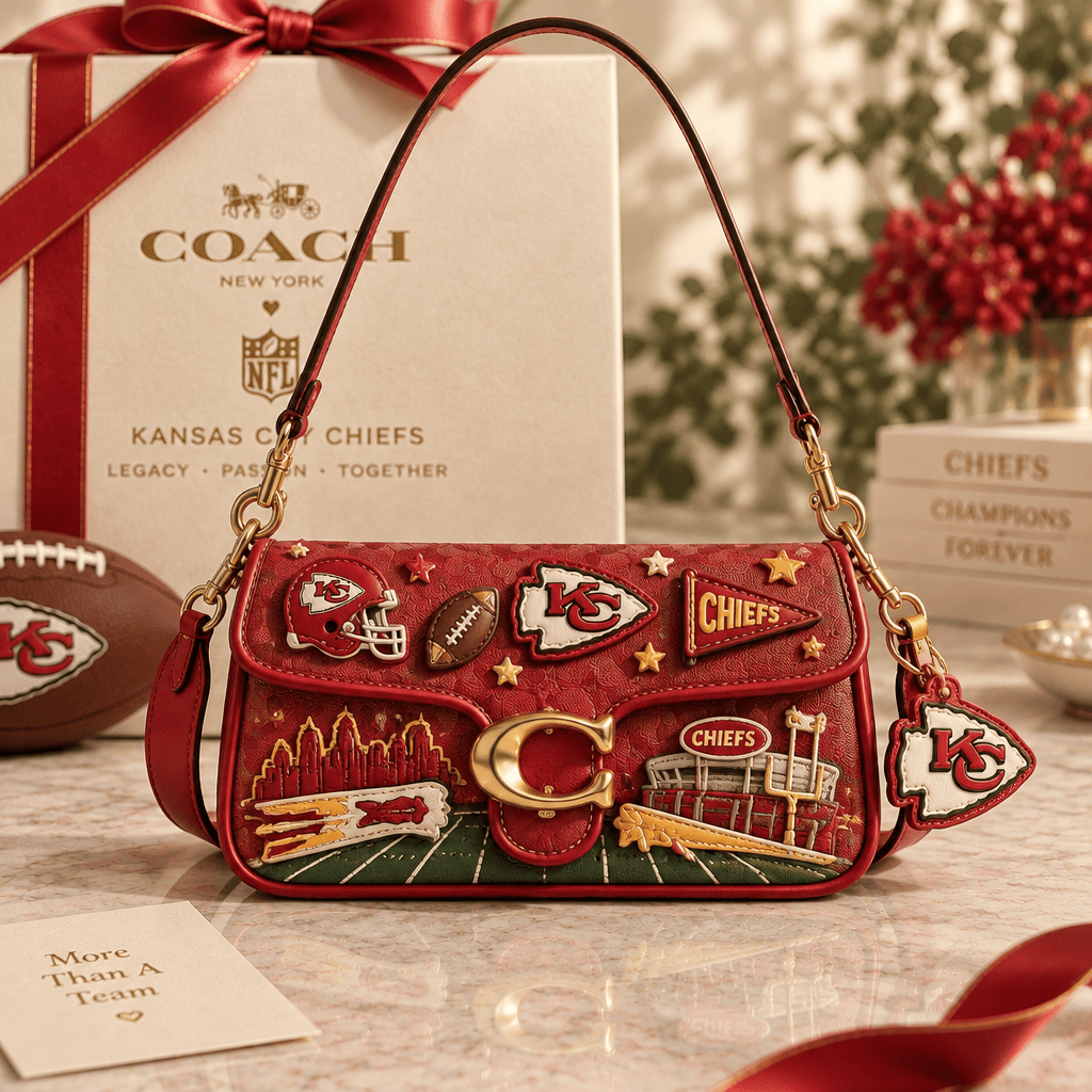 Premium KCC Coach Shoulder Cross With Charm LNTH
