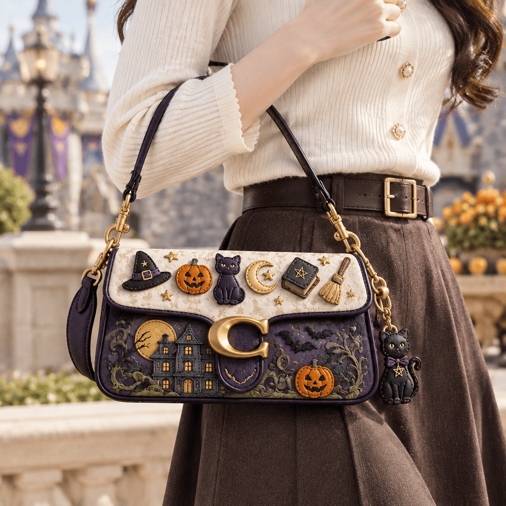 Premium HLWT Coach Shoulder Cross With Charm LNTH