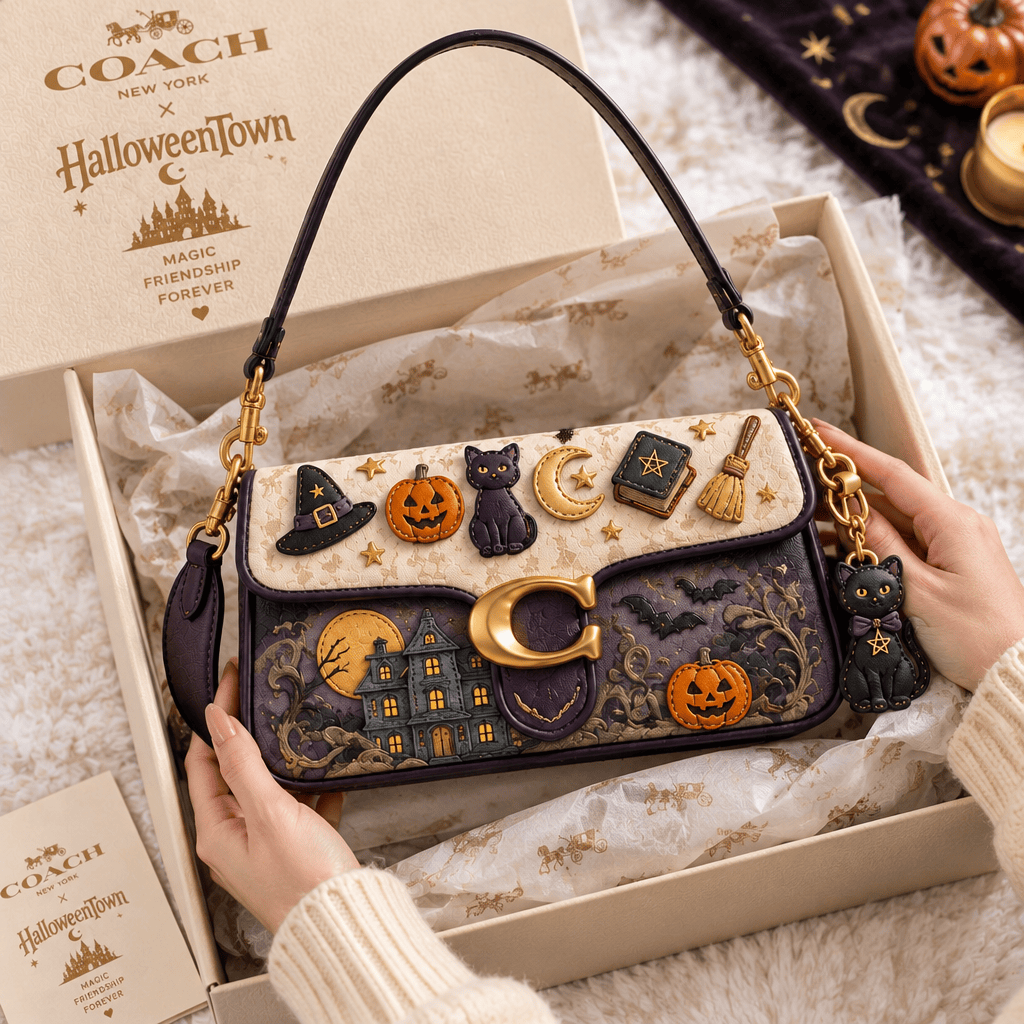 Premium HLWT Coach Shoulder Cross With Charm LNTH